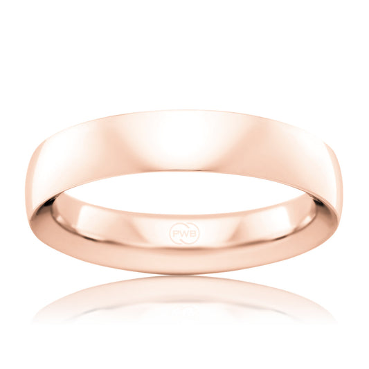 Gents Rose Gold Wedding Band