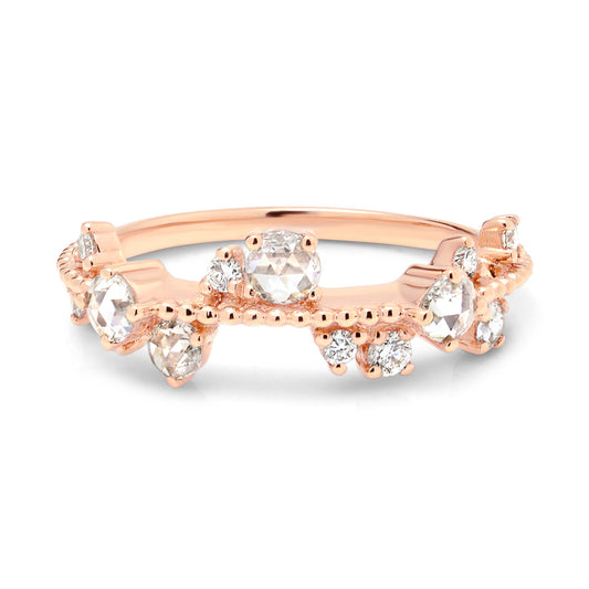 18ct Rose Gold Diamond Twinkle Ring