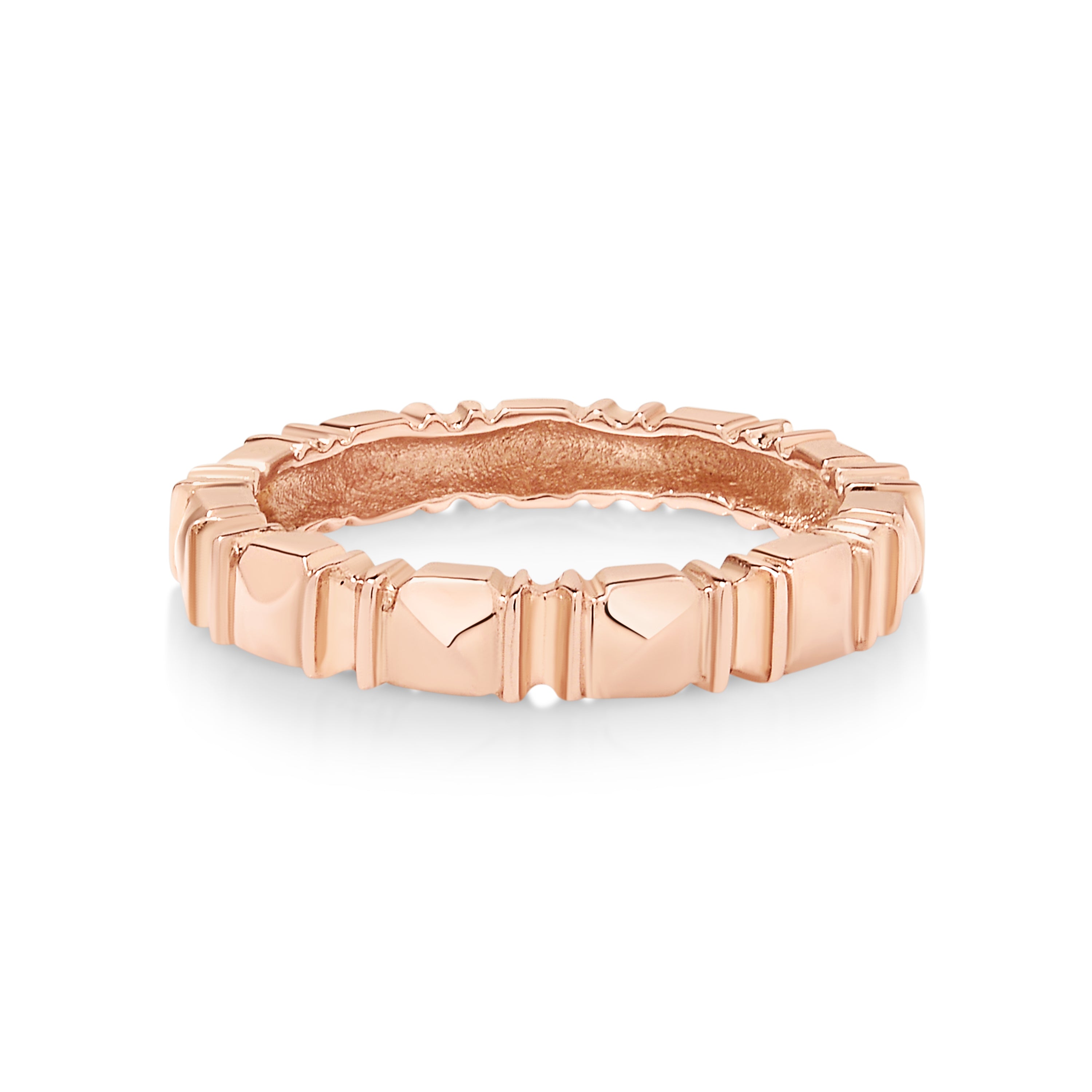 Jeffrey A Rings 9ct Rose Gold Geometric Stacking Ring – JEFF EINSTEIN JEWELLERY