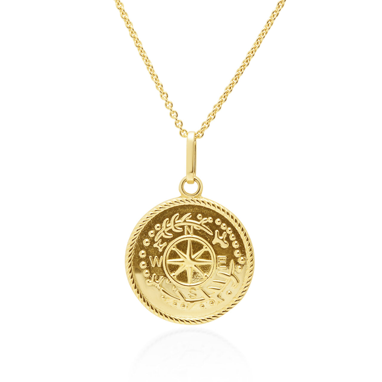 9ct Yellow Gold Medallion Pendant