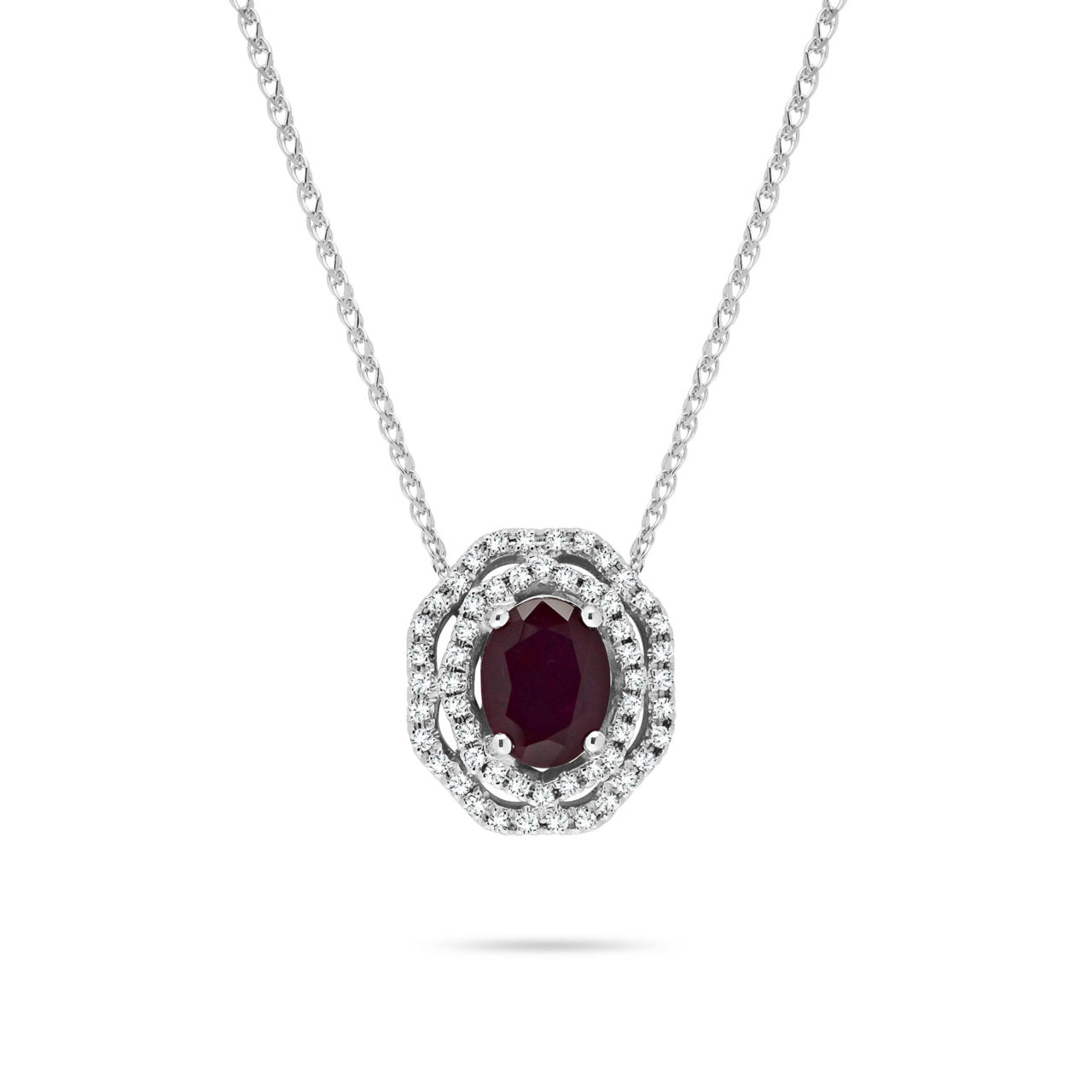 Ruby Collection Jeff Ruby 18ct White Gold Ruby and Diamond Necklace – JEFF EINSTEIN JEWELLERY