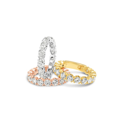 JE 18ct Yellow Gold Diamond Eternity Ring