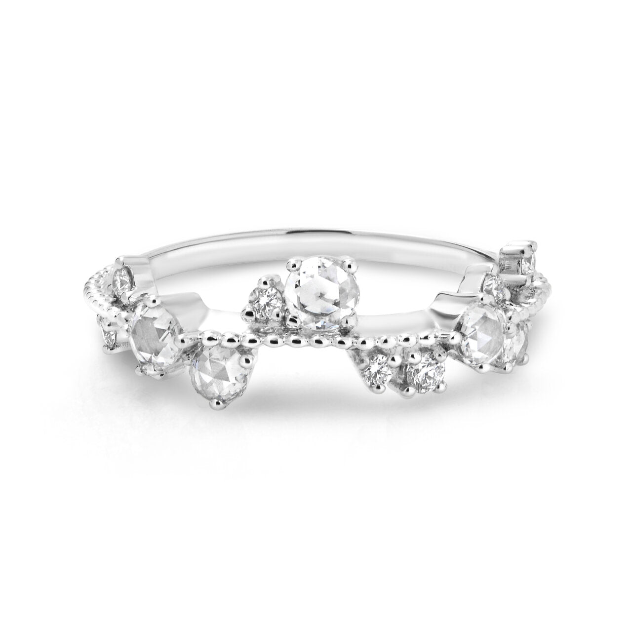 18ct White Gold Diamond Twinkle Ring