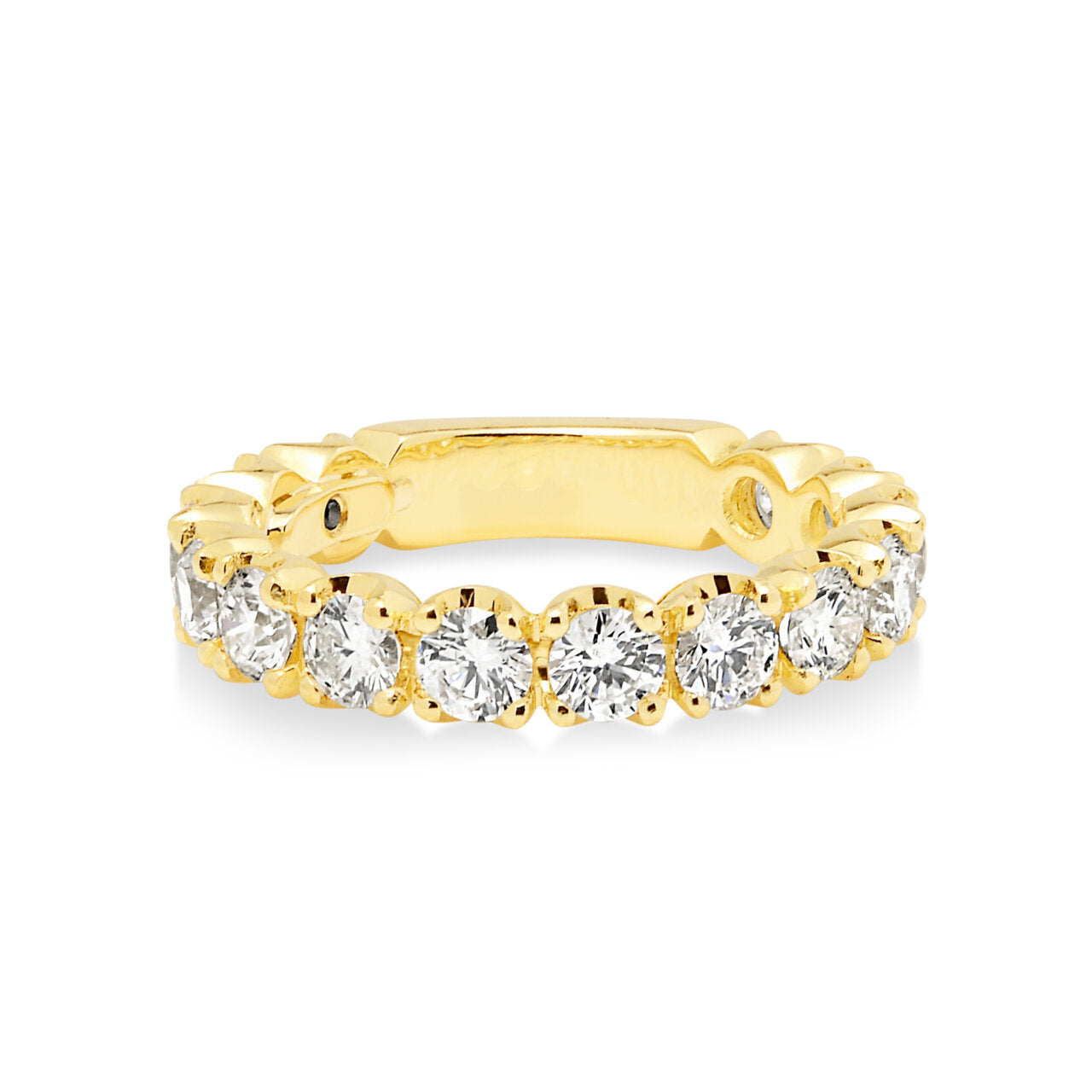 JE 18ct Yellow Gold Diamond Eternity Ring